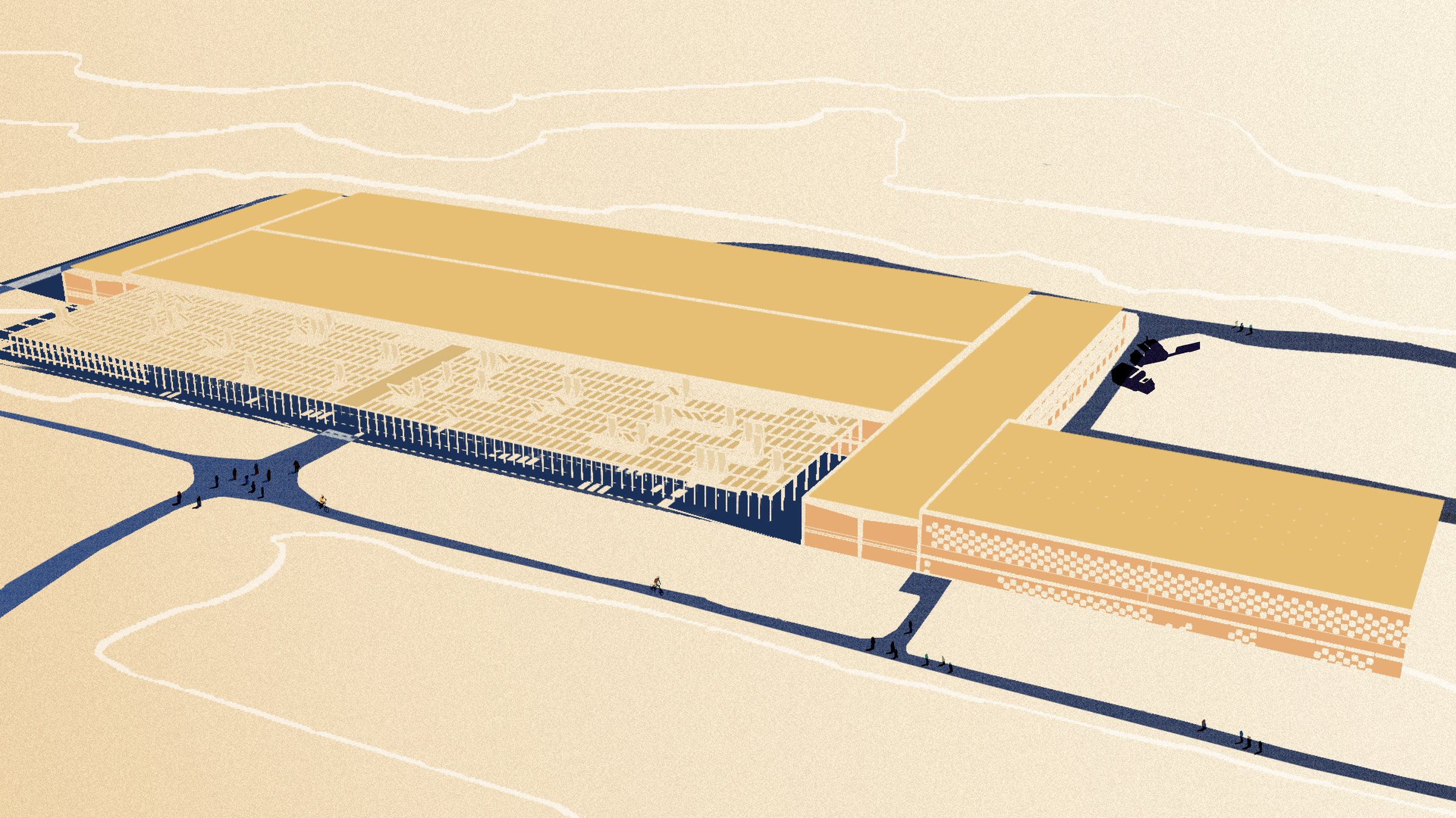 Dimona — Exterior Render — Aerial