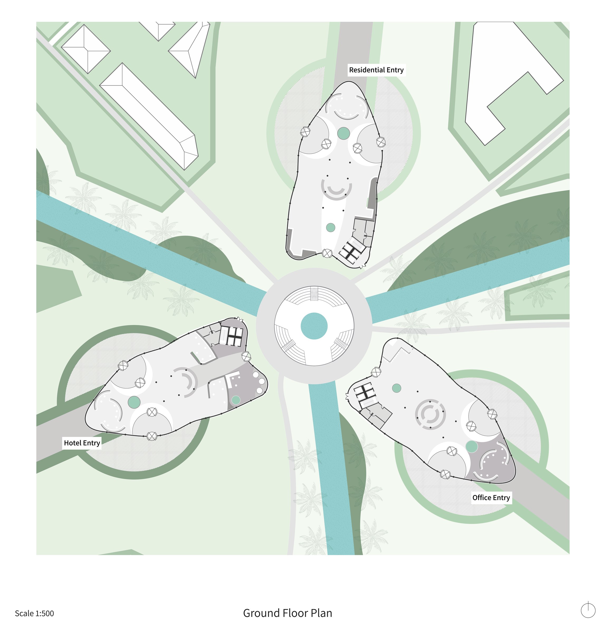 Learn from Burj Khalifa — Ground Floor Plan